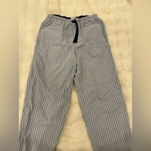 Men's Striped Lounge Pants with Drawstring